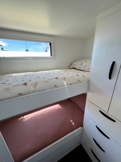 Caravan bunk bed doona cover